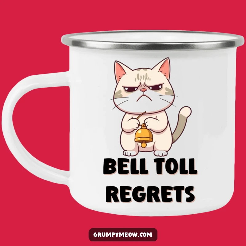 Grumpy Cat Bell Play Camping Mug: Reluctant Adventures, Perfect Gift