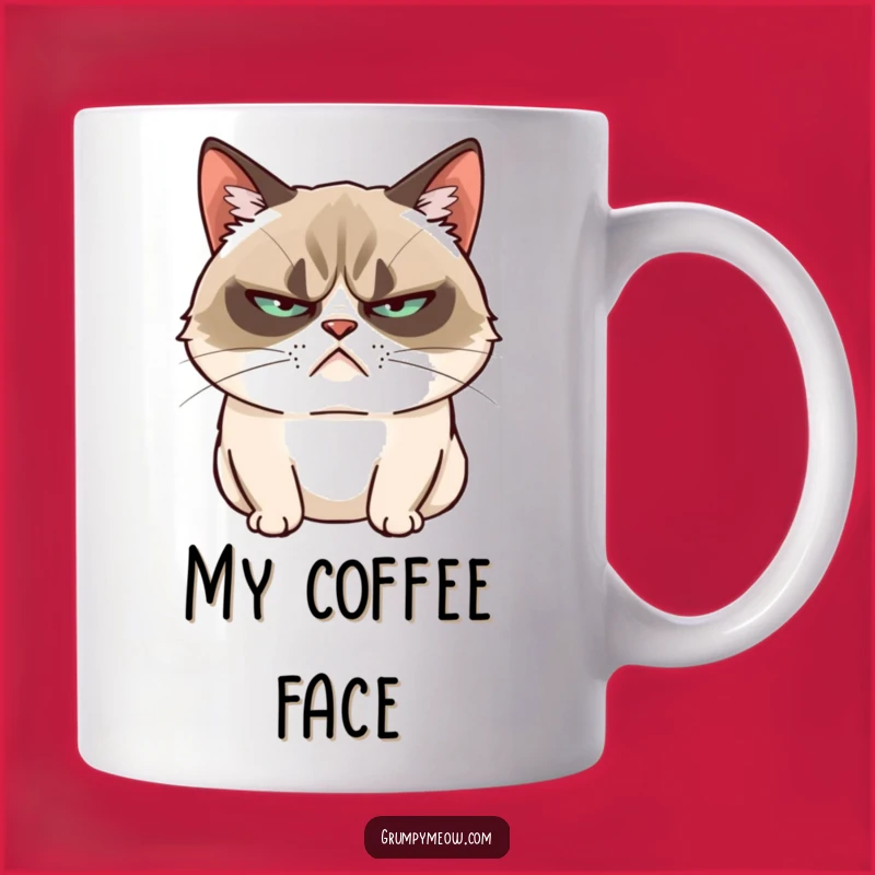 Funny Grumpy Cat Mug - Slow Blink Unimpressed, Hilarious Funny Gift for Cat Lovers