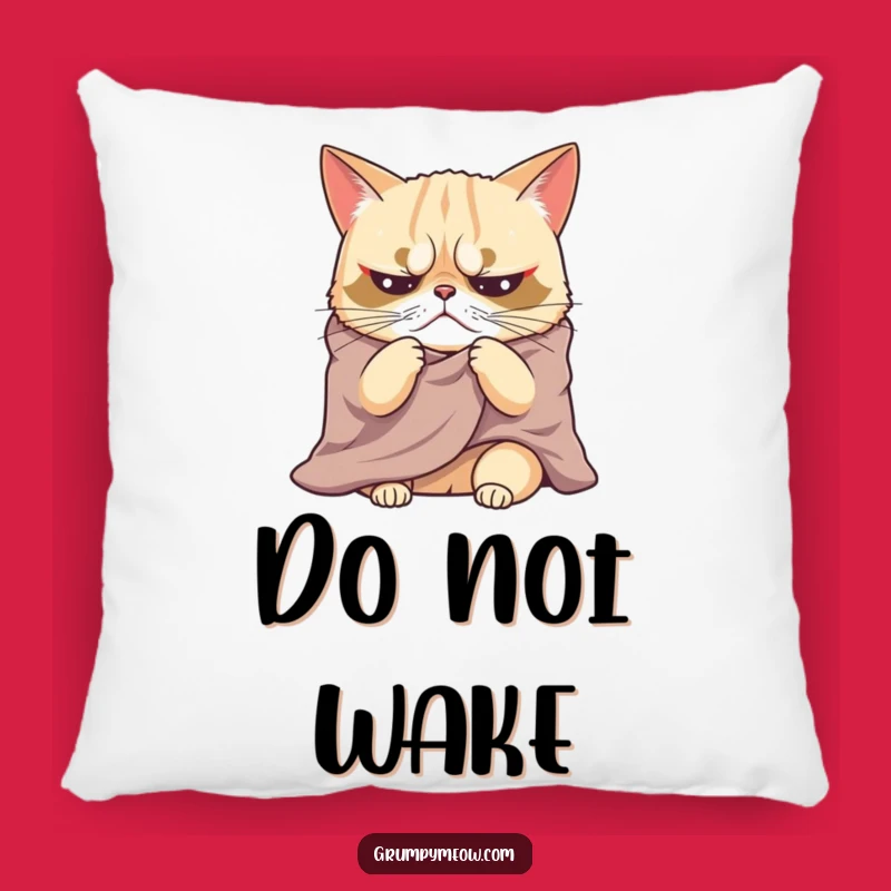 Funny Grumpy Cat Blanket Sigh Pillow - Cozy & Hilarious Home Decor Gift