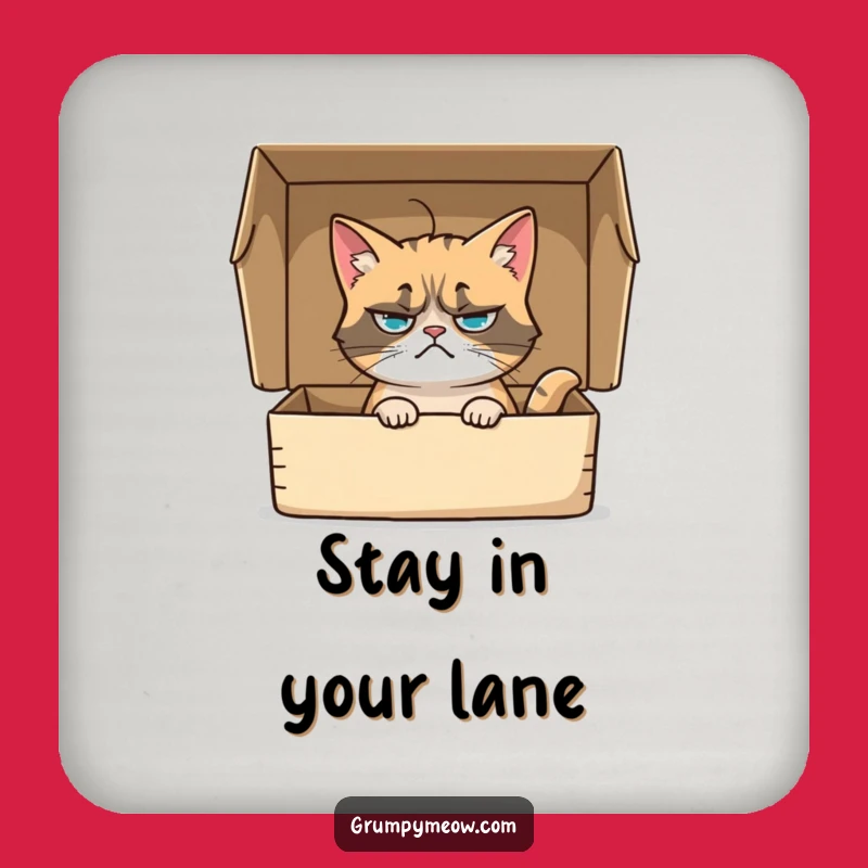 Funny Grumpy Cat Coasters, Protect Your Surface with Hilarious Feline Flair - Gift
