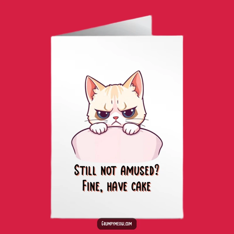 Funny Grumpy Cat Birthday Card Free Printable: Hilarious Cat Greeting Download