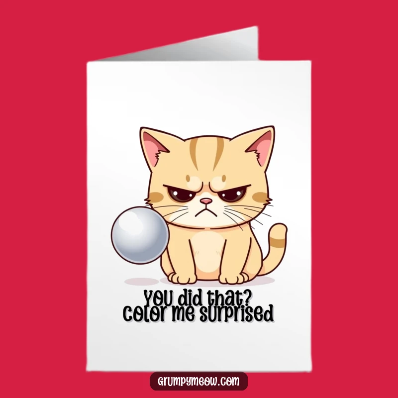 Free Printable Grumpy Cat Congrats Card: Judgmental Feline Funny Downloadable Gift