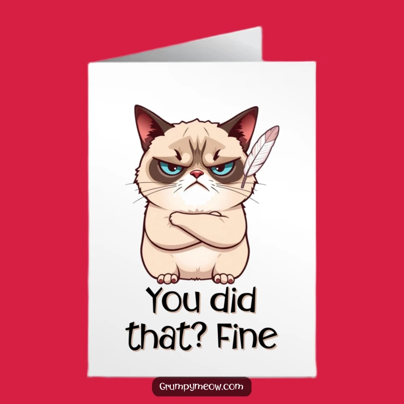 Free Printable Congrats Card: Grumpy Cat Unimpressed Success, Funny Downloadable Gift