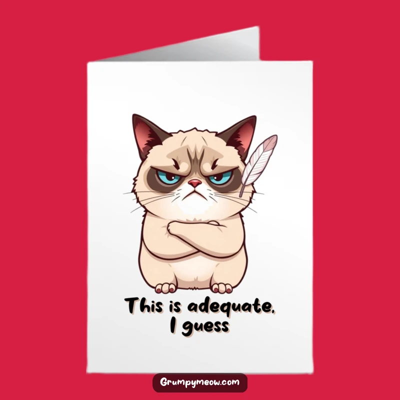 Free Printable Thank You Card: Grumpy Cat Unimpressed Thanks, Funny Downloadable Gift