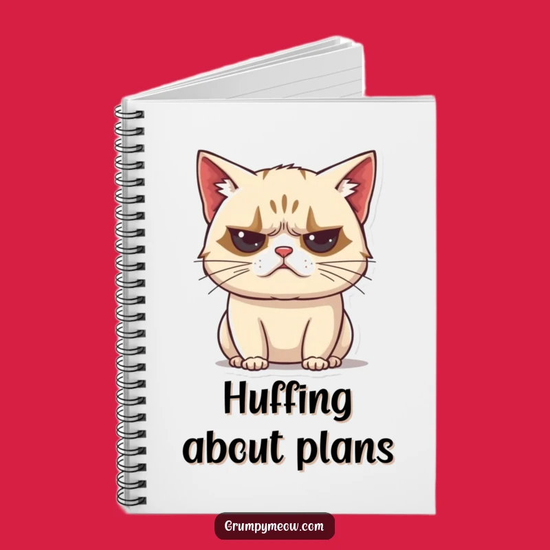 Funny Grumpy Cat Huff Notebook: Jot Down Your Huff-worthy Thoughts!