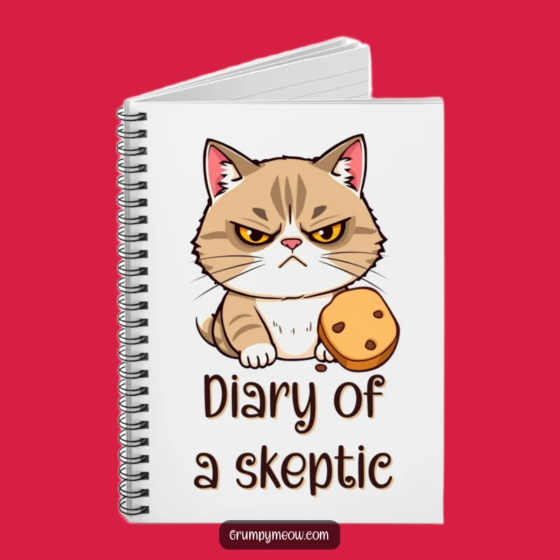 Funny Grumpy Cat Treat Notebook - Jot Down Your Craving! Great Funny Gift!