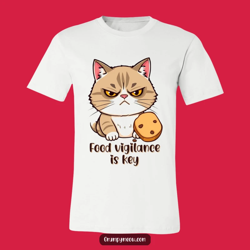 Funny Grumpy Cat Treat T-Shirt - Suspiciously Delicious Design! Hilarious Funny Gift!