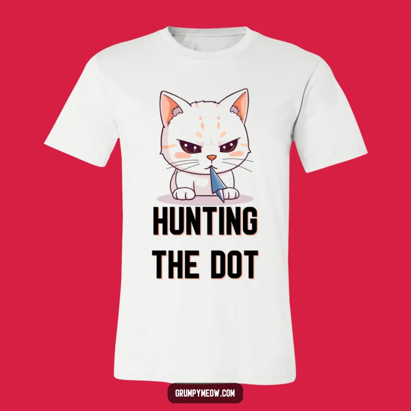 Funny Cat Cursor T-Shirt - Hilarious Tech Tee for Cat Lovers